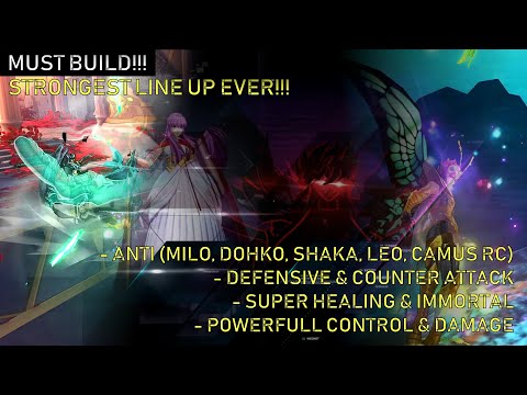 Saint Seiya Awakening The Strongest Line Up You Must Build For PVP!!! DC Shiryu, Hades, Myu, Saori