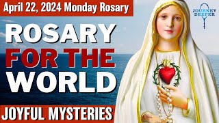 Monday Healing Rosary for the World April 22, 2024 Joyful Mysteries of the Rosary