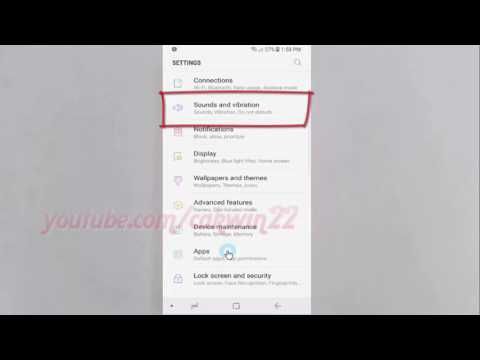 How to Turn up or down Notifications vibration intensity on Samsung Galaxy S8 or S8+