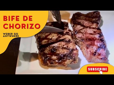 Bife de chorizo / Lomo liso / Striploin Steak | Weber Go Anywhere
