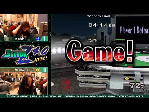 Sector-Z 4.0 | nebbii (Yoshi) Vs Amsah (Sheik) - Winners Final