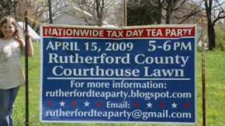 preview picture of video 'Rutherford, NC Tax Day Teaparty 2009'