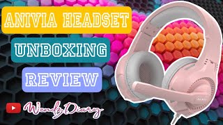 UNBOXING ANIVIA HEADSET | Review | wendz diary