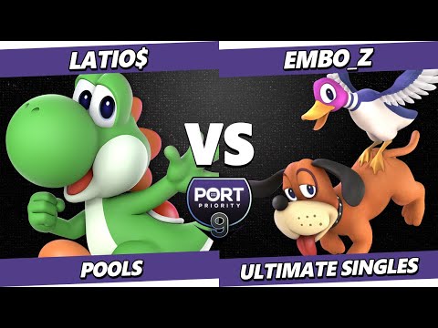 Port Priority 9 - latio$ (Yoshi) Vs. embo_z (Duck Hunt) Smash Ultimate - SSBU