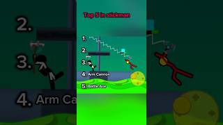 Top 5 stickman weapons #1 #stickman #supremedueliststickman #battle #epic #1x1