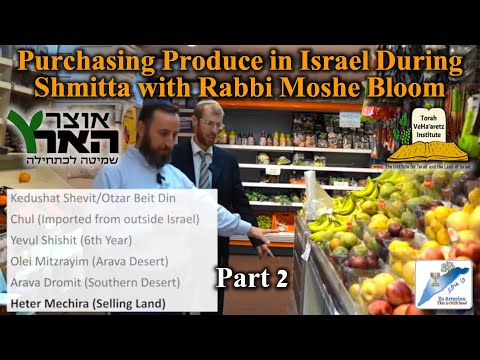 Purchasing Produce in Israel During Shmitta with Rabbi Moshe Bloom - Part 2.