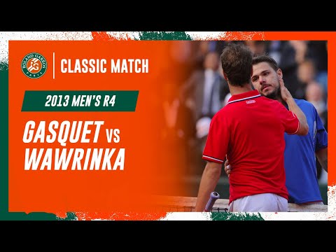 Wawrinka vs Gasquet 2013 Men's round 4 | Roland-Garros Classic Match