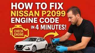 How to Fix NISSAN P2099 Engine Code in 4 Minutes! (2 Simple DIY Methods)