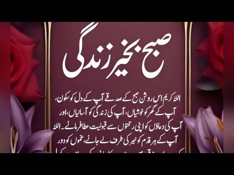 Subha bakhair zindagi 🌄 Best Good Morning wishes ♥️ Assalamu Alaikum 