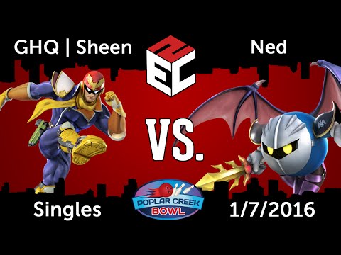Poplar Creek Bowl #30 - GHQ l Sheen (Captain Falcon) vs. Ned (Metaknight) - LB