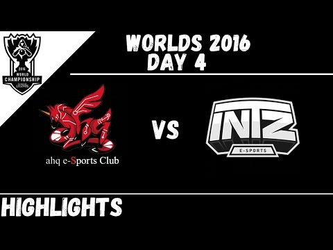 AHQ vs ITZ Highlights Worlds 2016 Day 4 AHQ e-Sport Club vs INTZ