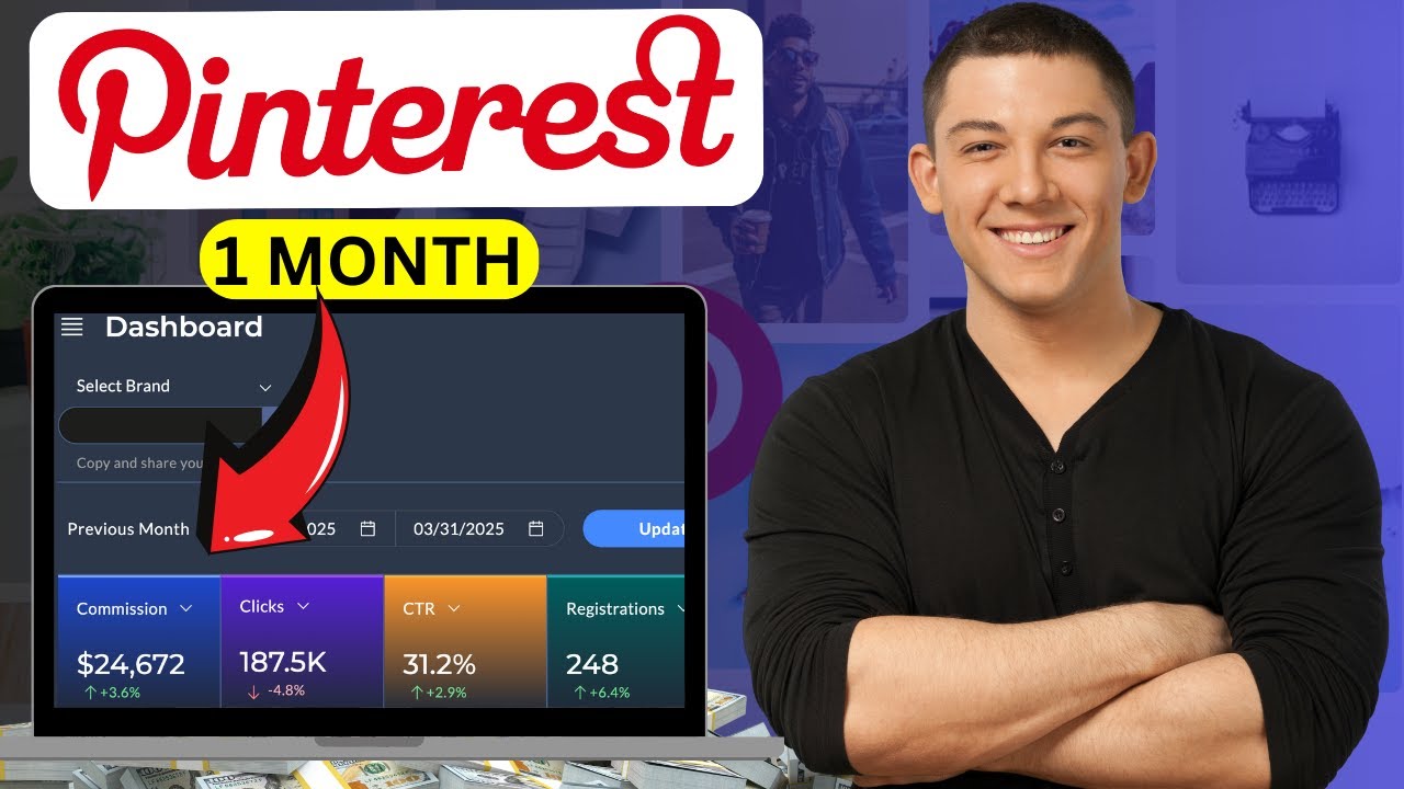 How I Made $24,672 in 1 month from Pinteret Affiliate Marketing!