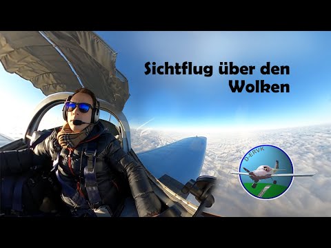 Sichtflug über den Wolken