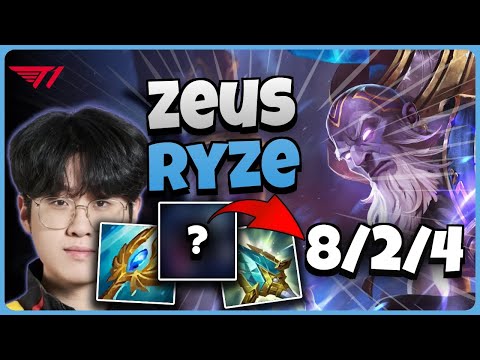 T1 Zeus Ryze vs Teemo | 14.8