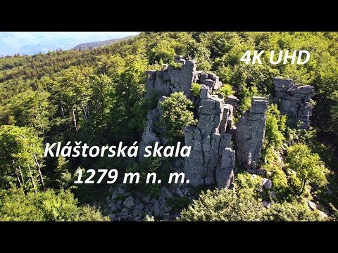 Kláštorská skala 1279 m n. m. I pohorie Vtáčnik I 4K UHD