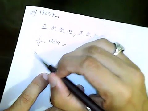 QUESTÃO 02 AUX MP 2016 JOÃO E MARIA PERCORRERAM 1304 KM