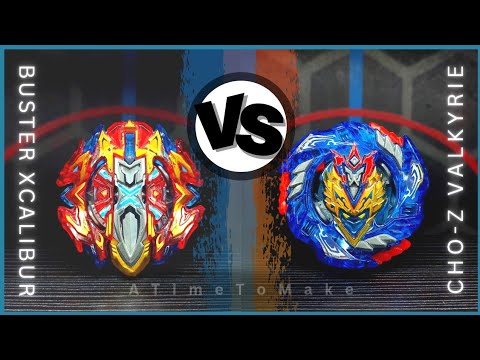 BUSTER XCALIBUR.1’D.Sw vs CHO-Z VALKYRIE.Z.Ev| ON REAL LIFE BEYBLADE STADIUM
