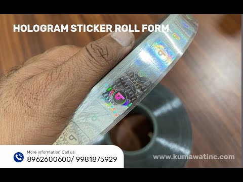 Hologram Stickers in Roll Form