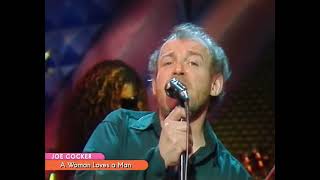 Joe Cocker - A Woman Loves a Man - RAI DOC 1988 😍🗯️