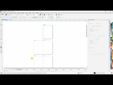 How to Set up Facing Pages in CorelDRAW Magazine Layout