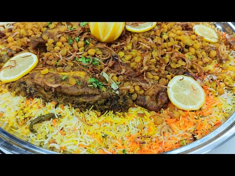 Indulge in the flavors of arabic cuisine with gril laham biriyani# recipe arabic||laham oven recipe