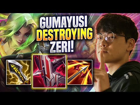 GUMAYUSI DESTROYING WITH ZERI! - T1 Gumayusi Plays Zeri ADC vs Varus! | Preseason 2023