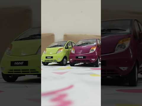 1:18 Scale Diecast Model Of Tata Nano Car #tata #tatanano #scalemodel #diecastcars