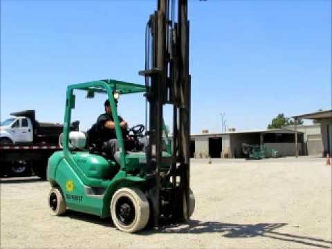 Sold! 2006 Komatsu FG25T-16 Warehouse Forklift Dual Fuel LPG 188" bidadoo.com