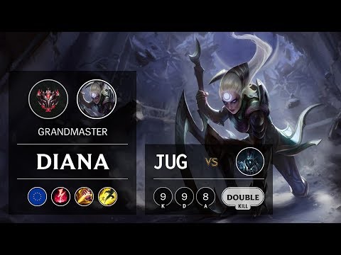 Diana Jungle vs Karthus - EUW Grandmaster Patch 9.18