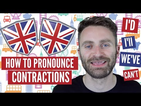 How To Pronounce CONTRACTIONS | ENGLISH PRONUNCIATION