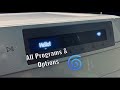Samsung AI Series 6 W D Overview Of All Programs Options