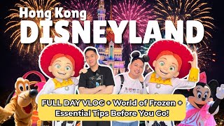 🇭🇰 Hong Kong DISNEYLAND 💫 Full Day Vlog + World of Frozen + Essential Tips Before You Go!