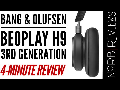 Best Sounding Wireless Headphones for $350?! Bang & Olufsen BeoPlay H9 3rd Gen 4-Minute Review