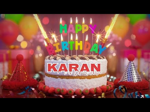 Karan- Happy Birthday wala Gaana || Birthday Song Of Karan |