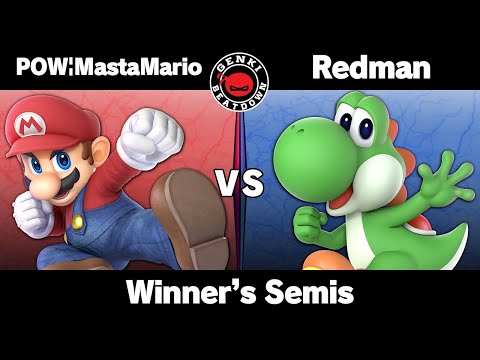 Genki Beatdown #8 - POW MastaMario (Mario) vs Redman (Yoshi) - Winners Semis