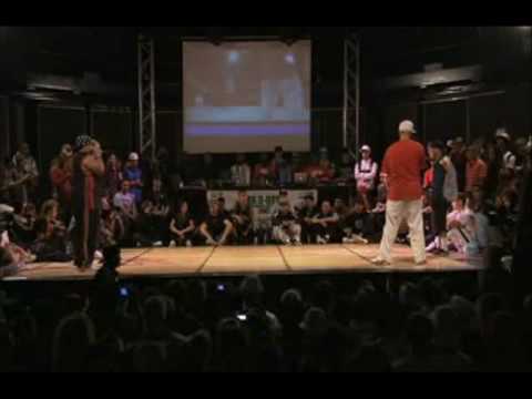 UK BBoy 2007 Solo Battles First Round Menno VS Lilou