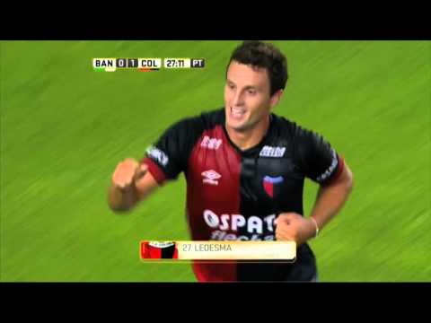 Gol de Ledesma. Banfield 0 - Colón 1. Fecha 9. Primera División 2016.