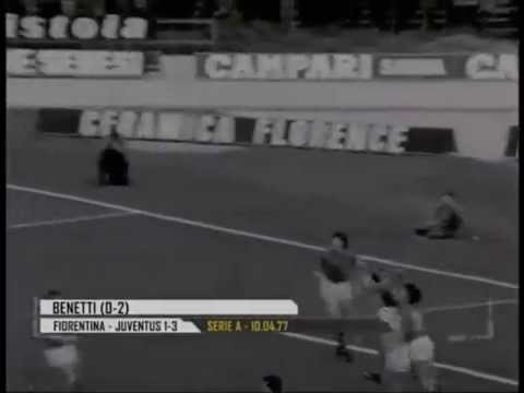 Romeo Benetti (juventus) amazing gol vs Fiorentina