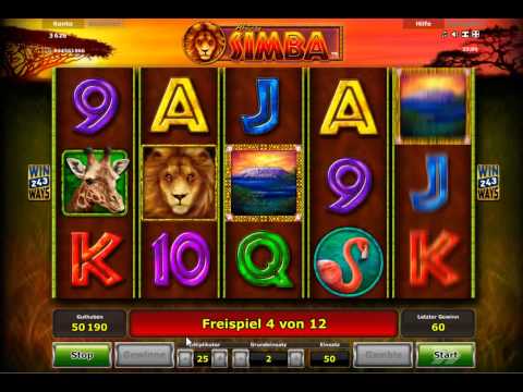 15.000 Euro Gewinn beim Spielautomat African Simba