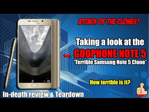 ATTACK OF THE CLONES: The GOOPHONE NOTE 5! A Terrible Samsung Note 5 Clone (Test & Review)