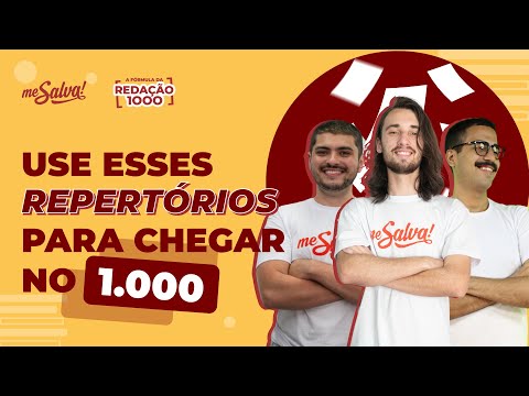 Como usar repertórios na redação | A fórmula da REDAÇÃO NOTA 1000 | Me Salva!