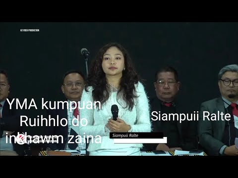 Mizo takin - Siampuii Ralte || YMA kumpuan Ruihhlo do inkhawm programme 