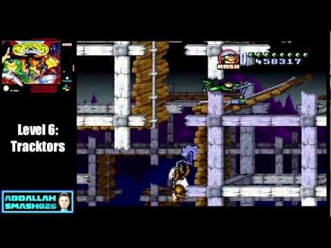 Let's Play Battletoads in Battlemaniacs: Level 6 - "Tracktors" Walkthrough with Abdallah