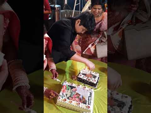 happy birthday with mist effect at rooftop Partyplace