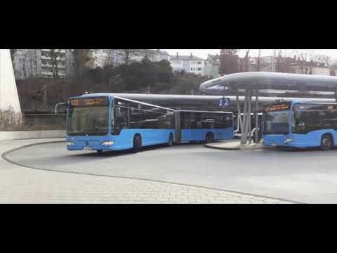 Busverkehr in Wuppertal Hbf, 2021