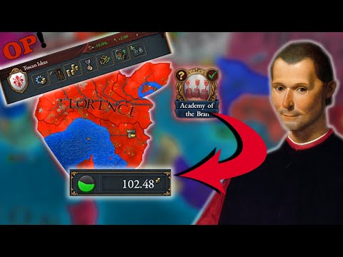 EU4 1.34 GUIDE - FLORENCE Is The Best Nation to from ITALY