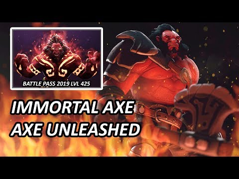 Dota 2 - Battle Pass 2019 Immortal Axe (Axe Unleashed)