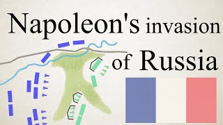 Napoleon's invasion of Russia visualized