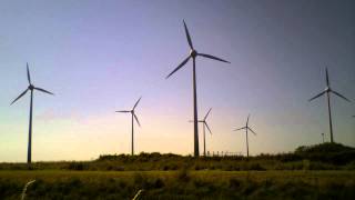 preview picture of video 'Wind Farm Time Lapse'