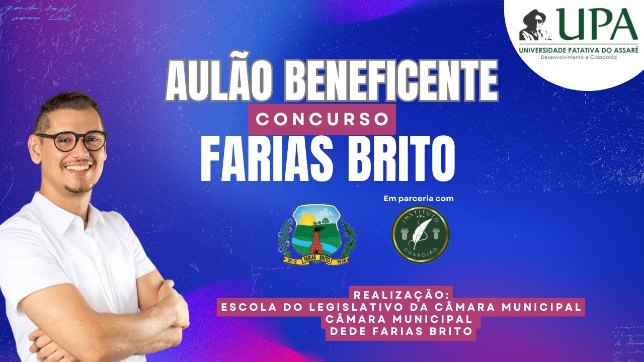 Banca UPA – Aulão de Revisão – Farias Brito
